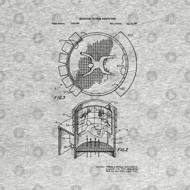 Indoor Skydiving Simulator Patent Print by MadebyDesign